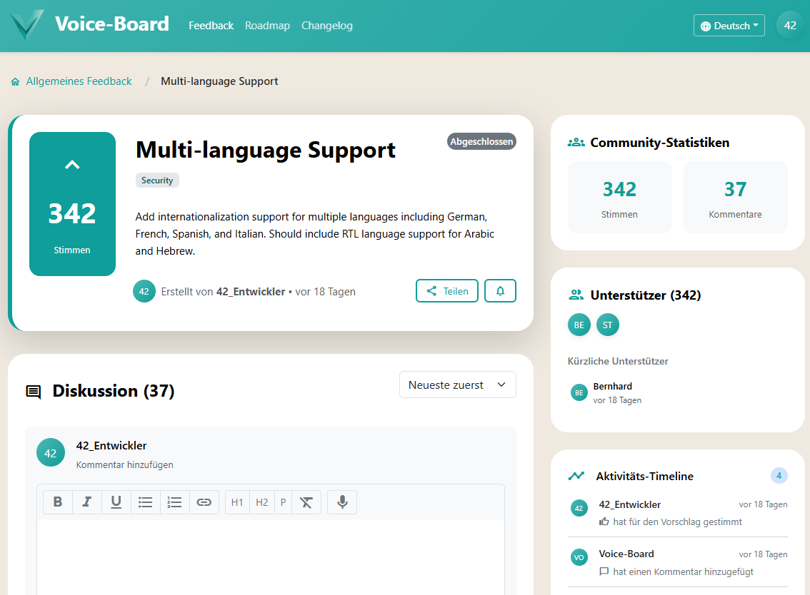 Kundenfeedback mit Voice-Board sammeln